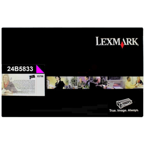 ORIGINAL LEXMARK 24B5833 Tonerkartusche magenta 18.000 Seiten