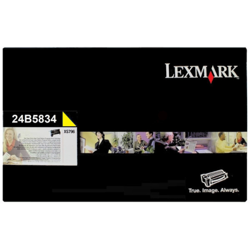 ORIGINAL LEXMARK 24B5834 Tonerkartusche gelb 18.000 Seiten