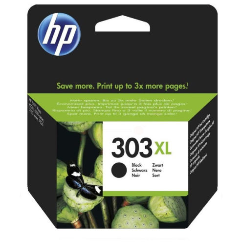 ORIGINAL HP 303XL Druckkopfpatrone schwarz High-Capacity 600 Seiten, 12,00 ml (T6N04AE)