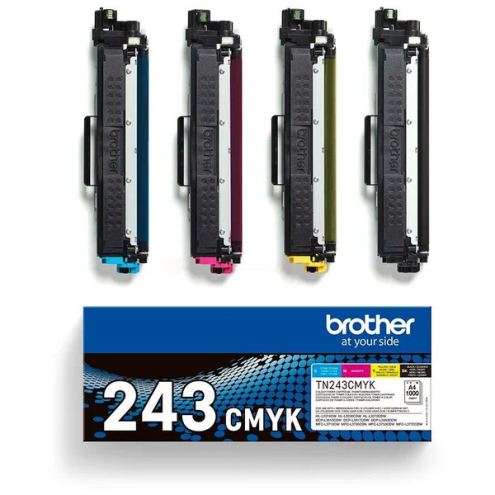 ORIGINAL BROTHER TN243CMYK Toner MultiPack Bk,C,M,Y 1.000 Seiten, VE=4