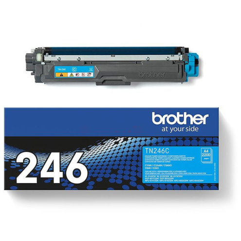 ORIGINAL BROTHER TN246C Toner-Kit cyan 2.200 Seiten