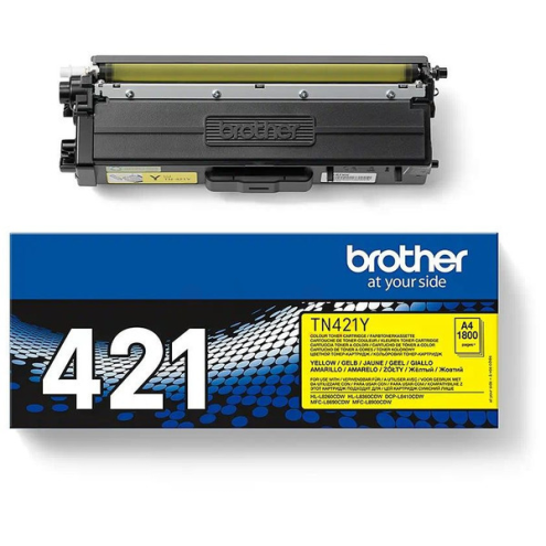 ORIGINAL BROTHER TN421Y Toner-Kit gelb 1.800 Seiten