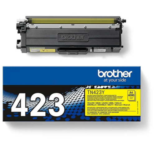 ORIGINAL BROTHER TN423Y Toner-Kit gelb High-Capacity 4.000 Seiten