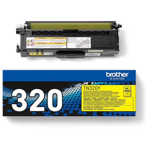 ORIGINAL BROTHER TN320Y Toner gelb 1.500 Seiten
