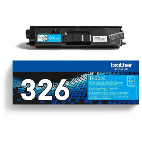ORIGINAL BROTHER TN326C Toner-Kit cyan High-Capacity 3.500 Seiten