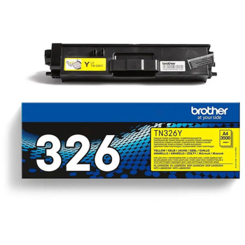 ORIGINAL BROTHER TN326Y Toner-Kit gelb High-Capacity 3.500 Seiten