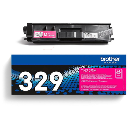 ORIGINAL BROTHER TN329M Toner-Kit magenta extra High-Capacity 6.000 Seiten