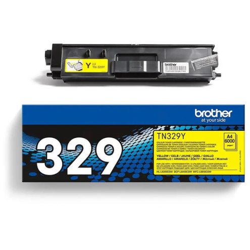 ORIGINAL BROTHER TN329Y Toner-Kit gelb extra High-Capacity 6.000 Seiten