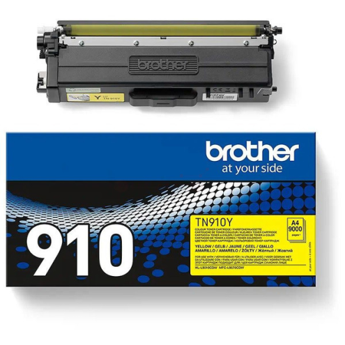 ORIGINAL BROTHER TN910Y Toner-Kit gelb 9.000 Seiten