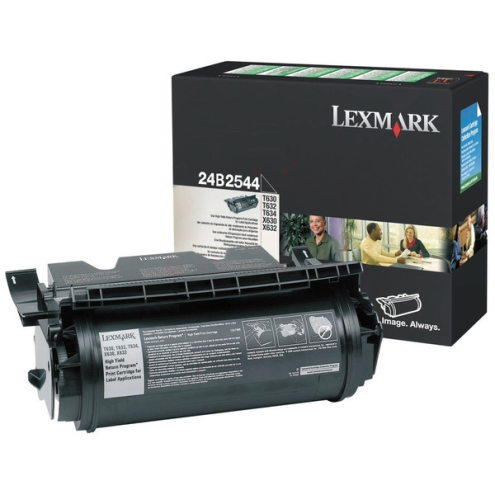 ORIGINAL LEXMARK 24B5444 Tonerkartusche schwarz High-Capacity return program f?r Etiketten 21.000 Seiten