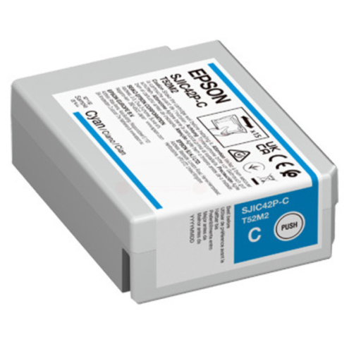 ORIGINAL EPSON SJIC42PC Tintenpatrone cyan 50,00 ml (C 13 T 52M240)