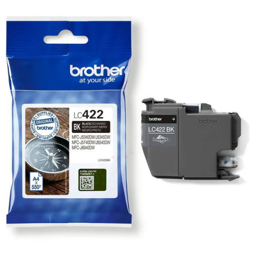 ORIGINAL BROTHER LC422BK Tintenpatrone schwarz 550 Seiten