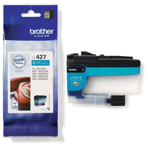 ORIGINAL BROTHER LC427C Tintenpatrone cyan 1.500 Seiten