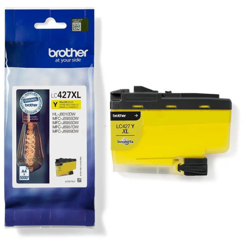 ORIGINAL BROTHER LC427XLY Tintenpatrone gelb High-Capacity 5.000 Seiten