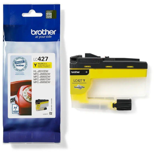 ORIGINAL BROTHER LC427Y Tintenpatrone gelb 1.500 Seiten