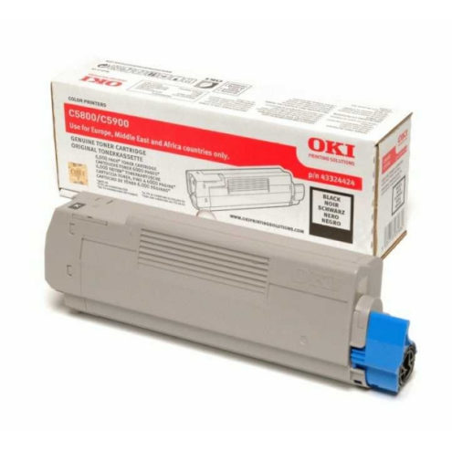ORIGINAL OKI 43324424 Toner schwarz 6.000 Seiten/5%