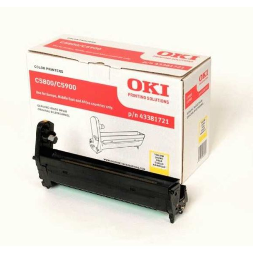 ORIGINAL OKI 43381721 Drum Kit gelb 20.000 Seiten