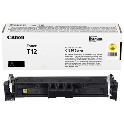 ORIGINAL CANON T12 Tonerkartusche gelb 5.300 Seiten (5095 C 006)