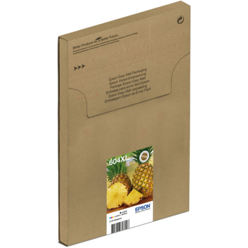ORIGINAL EPSON 604XL Tintenpatrone MultiPack Bk,C,M,Y High-Capacity EasyMail 500pg + 3x350pg (C 13 T 10H64510)