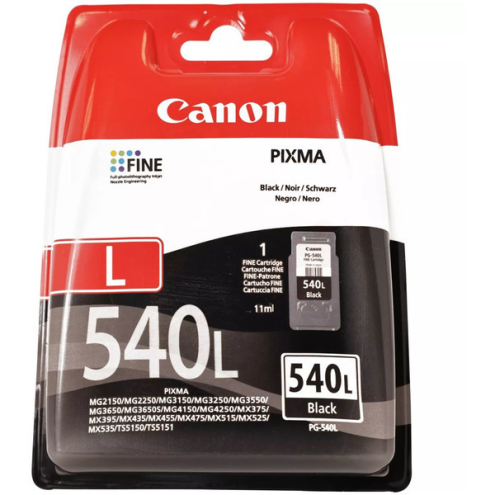 ORIGINAL CANON PG540L Druckkopfpatrone schwarz pigmentiert 300 Seiten, 11,00 ml (5224 B 001)