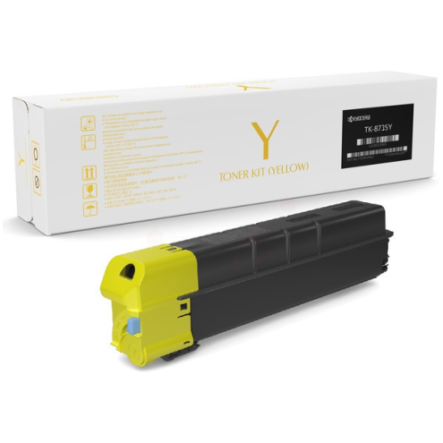 ORIGINAL KYOCERA TK8735Y Toner-Kit gelb 40.000 Seiten/5% (1T02XNANL0)