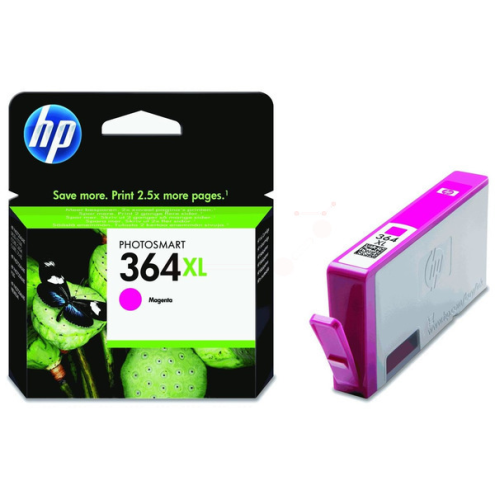 ORIGINAL HP 364XL Tintenpatrone magenta High-Capacity 750 Seiten, 6,00 ml (CB 324 EE)