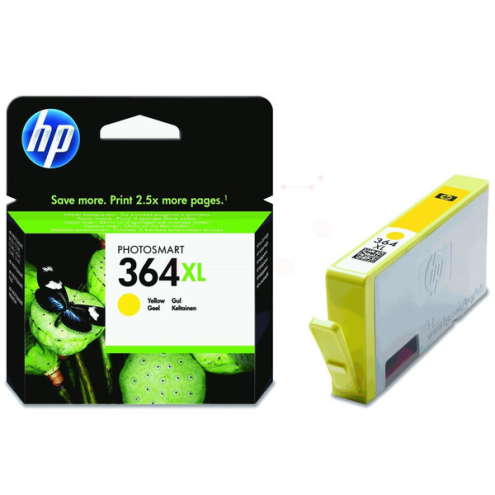 ORIGINAL HP 364XL Tintenpatrone gelb High-Capacity 750 Seiten, 6,00 ml (CB 325 EE)