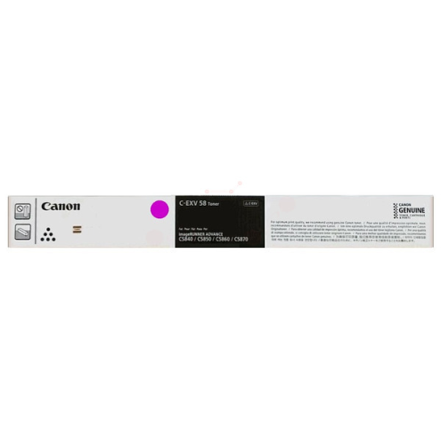 ORIGINAL CANON CEXV58LM Toner magenta 26.000 Seiten (3768 C 002)