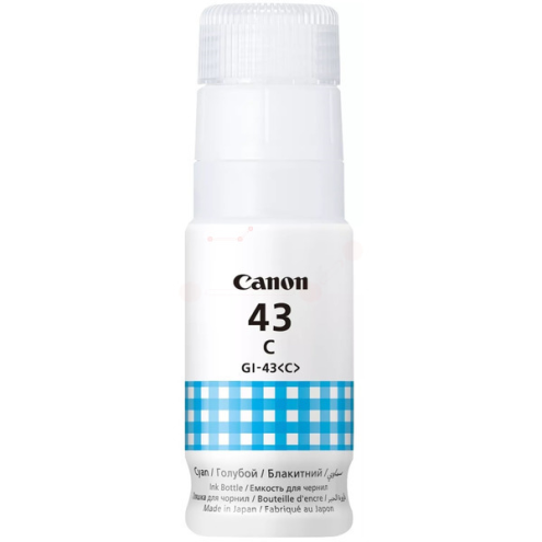 ORIGINAL CANON GI43C Tintenflasche cyan 60,00 ml (4672 C 001)
