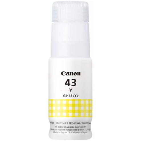 ORIGINAL CANON GI43Y Tintenflasche gelb 60,00 ml (4689 C 001)
