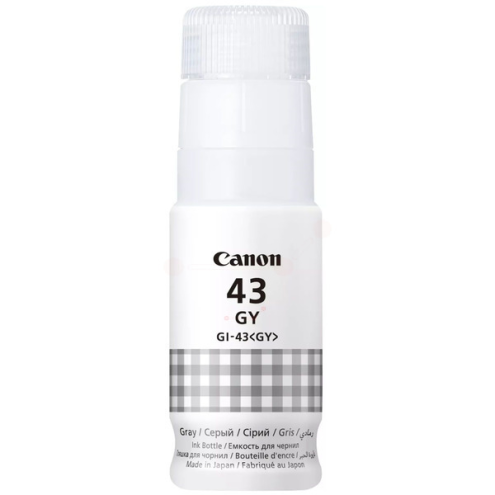 ORIGINAL CANON GI43GY Tintenflasche grau 60,00 ml (4707 C 001)