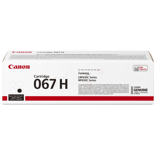 ORIGINAL CANON 067H Tonerkartusche schwarz High-Capacity 3.130 Seiten (5106 C 002)