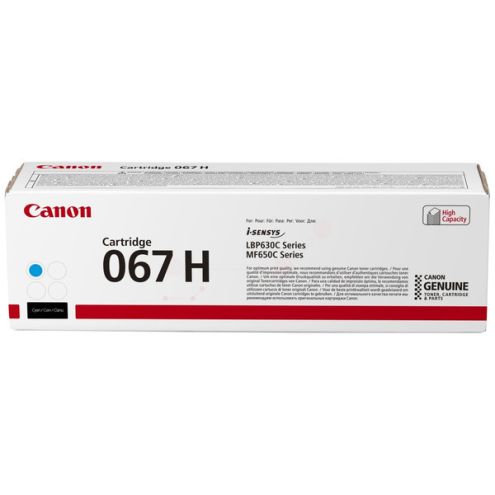 ORIGINAL CANON 067H Tonerkartusche cyan High-Capacity 2.350 Seiten (5105 C 002)
