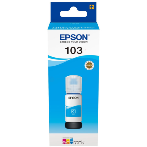 ORIGINAL EPSON 103 Tintenflasche cyan 4.500 Seiten, 70,00 ml (C 13 T 00S24A)