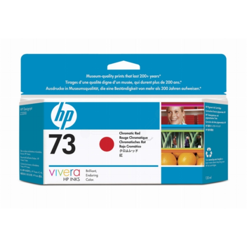 ORIGINAL HP 73 Tintenpatrone rot chrom. 130,00 ml (CD 951 A)