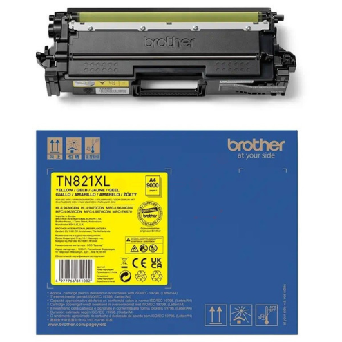 ORIGINAL BROTHER TN821XLY Toner-Kit gelb 9.000 Seiten