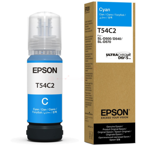 ORIGINAL EPSON T54C2 Tintenpatrone cyan (C 13 T 54C220)