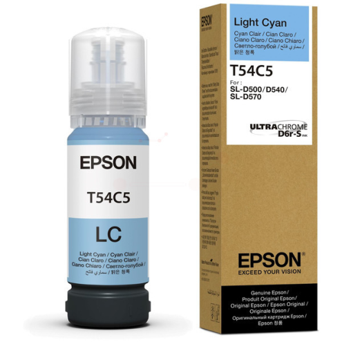 ORIGINAL EPSON T54C5 Tintenpatrone cyan hell (C 13 T 54C520)