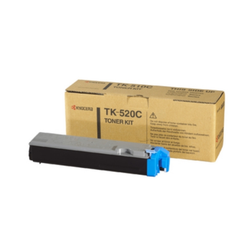 ORIGINAL KYOCERA TK520C Toner-Kit cyan 4.000 Seiten/5% (1T02HJCEU0)