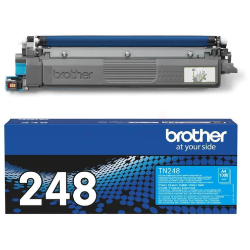 ORIGINAL BROTHER TN248C Toner-Kit cyan 1.000 Seiten