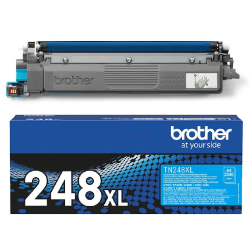 ORIGINAL BROTHER TN248XLC Toner-Kit cyan High-Capacity 2.300 Seiten