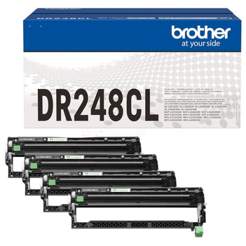 ORIGINAL BROTHER DR248CL Drum Kit Bk,C,M,Y 30.000 Seiten, VE=4