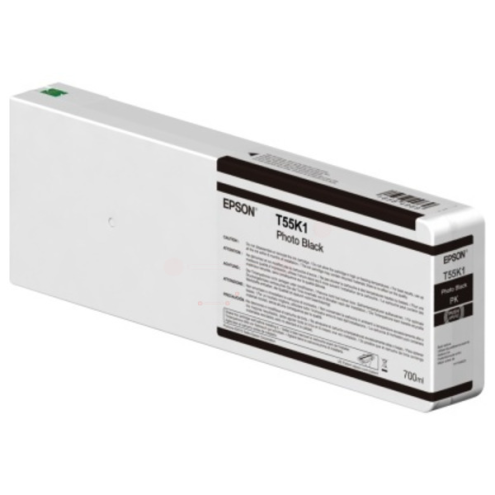 ORIGINAL EPSON T55K100 Tintenpatrone schwarz foto 700,00 ml (C 13 T 55K100)