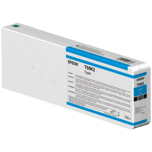 ORIGINAL EPSON T55K200 Tintenpatrone cyan 700,00 ml (C 13 T 55K200)