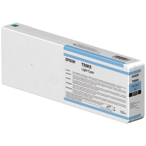ORIGINAL EPSON T55K500 Tintenpatrone cyan hell 700,00 ml (C 13 T 55K500)