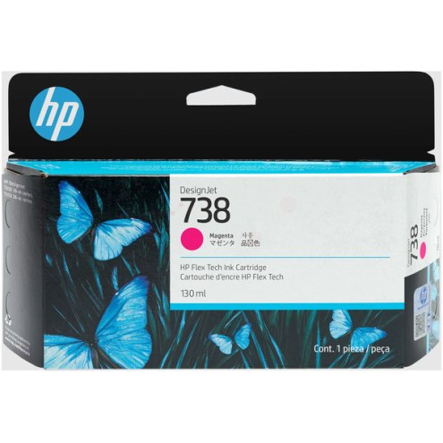 ORIGINAL HP 738 Tintenpatrone magenta 130,00 ml (498N6A)