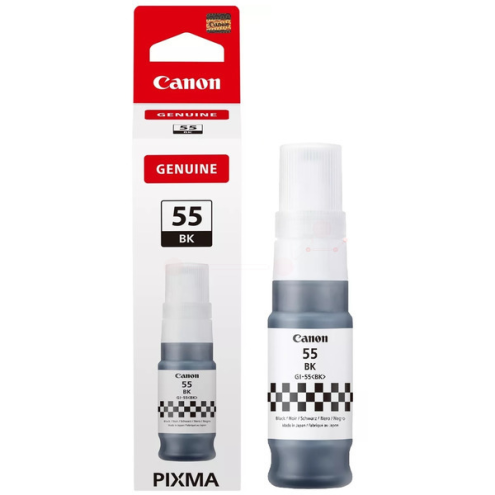 ORIGINAL CANON GI55BK Tintenflasche schwarz 3.000 Seiten, 70,00 ml (6292 C 001)