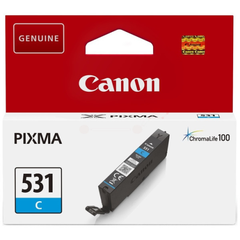 ORIGINAL CANON CLI531C Tintenpatrone cyan 515 Seiten, 8,20 ml (6119 C 001)
