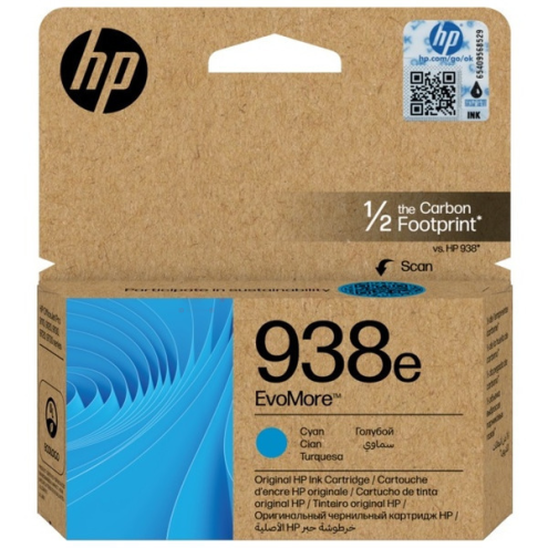 ORIGINAL HP 938E Druckkopfpatrone cyan Evomore 1.650 Seiten (4S6X9PE)