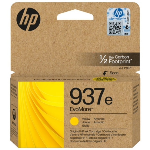 ORIGINAL HP 937E Druckkopfpatrone gelb Evomore 1.650 Seiten (4S6W8NE)